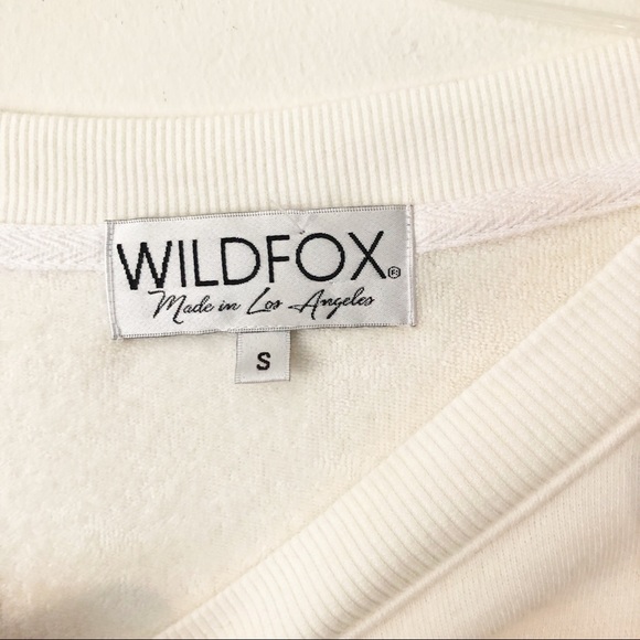 WILDFOX LA top TYEDYE sweatshirt SMALL OVERSIZE EUC - Picture 5 of 7